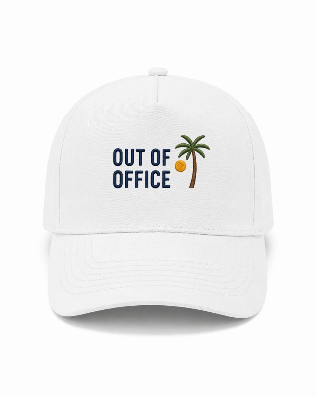 Ricamo Personalizzato - Cappellino Ricamato Unisex Da Baseball Regolabile – Design Out of office logo Palma-Biiply