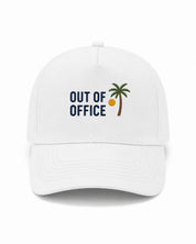 Ricamo Personalizzato - Cappellino Ricamato Unisex Da Baseball Regolabile – Design Out of office logo Palma-Biiply