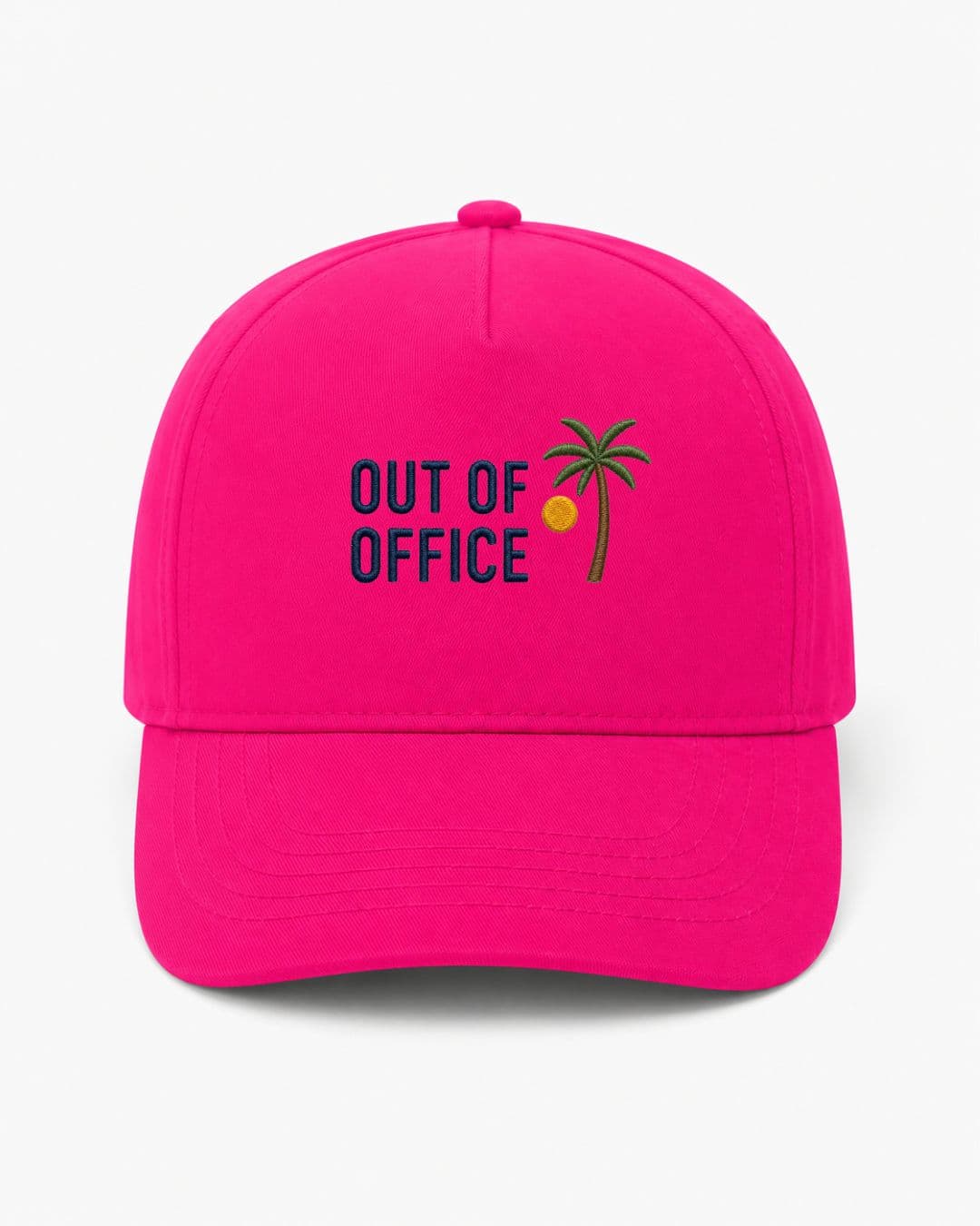 Ricamo Personalizzato - Cappellino Ricamato Unisex Da Baseball Regolabile – Design Out of office logo Palma-Biiply