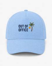 Ricamo Personalizzato - Cappellino Ricamato Unisex Da Baseball Regolabile – Design Out of office logo Palma-Biiply