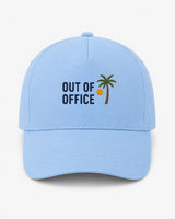 Cappellino Ricamato Unisex Da Baseball Regolabile – Design Out of office logo Palma
