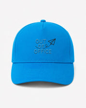 Ricamo Personalizzato - Cappellino Ricamato Unisex Da Baseball Regolabile – Design Out off office con logo aereo-Biiply