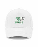 Cappellino Ricamato Unisex Da Baseball Regolabile – Design Out off office con logo aereo