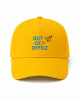 Cappellino Ricamato Unisex Da Baseball Regolabile – Design Out off office con logo aereo