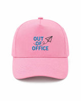 Cappellino Ricamato Unisex Da Baseball Regolabile – Design Out off office con logo aereo