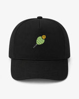 Cappellino Ricamato Unisex Da Baseball Regolabile – Design Racchetta da Paddle + Palla