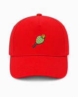 Cappellino Ricamato Unisex Da Baseball Regolabile – Design Racchetta da Paddle + Palla