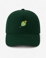 Cappellino Ricamato Unisex Da Baseball Regolabile – Design Racchetta da Paddle + Palla