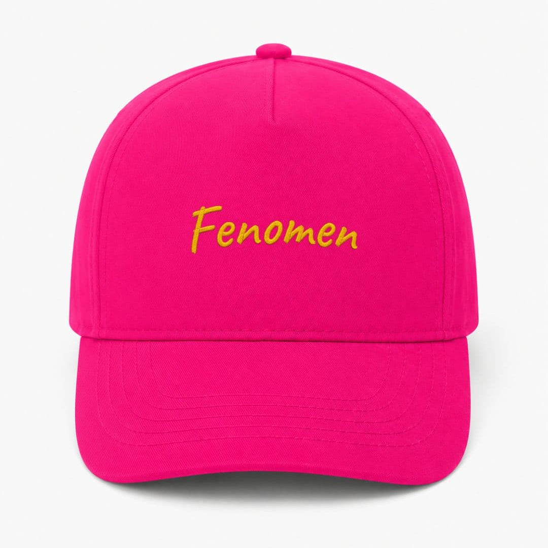 Ricamo Personalizzato - Cappellino Ricamato Unisex Da Baseball Regolabile – Design Scritta Fenomen-Biiply
