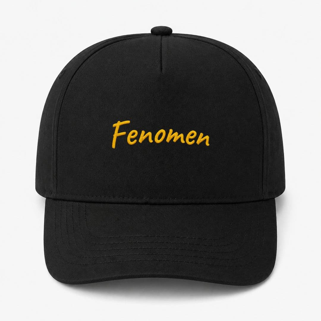 Ricamo Personalizzato - Cappellino Ricamato Unisex Da Baseball Regolabile – Design Scritta Fenomen-Biiply