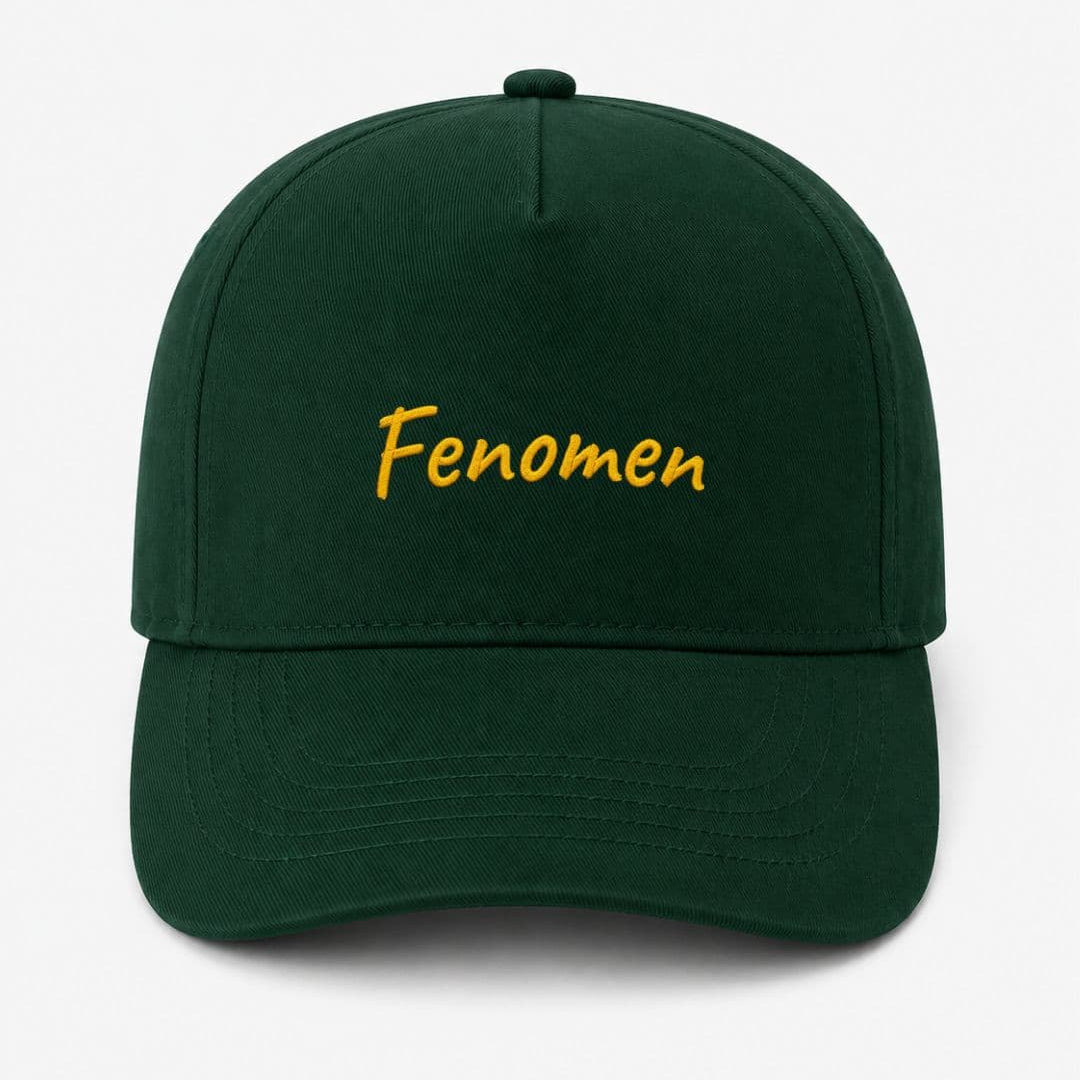 Ricamo Personalizzato - Cappellino Ricamato Unisex Da Baseball Regolabile – Design Scritta Fenomen-Biiply