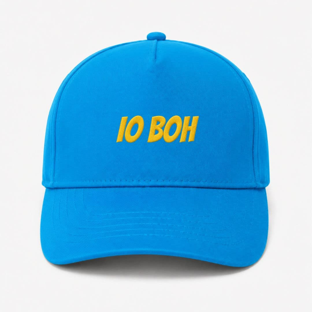 Ricamo Personalizzato - Cappellino Ricamato Unisex Da Baseball Regolabile – Design Scritta Io boh-Biiply