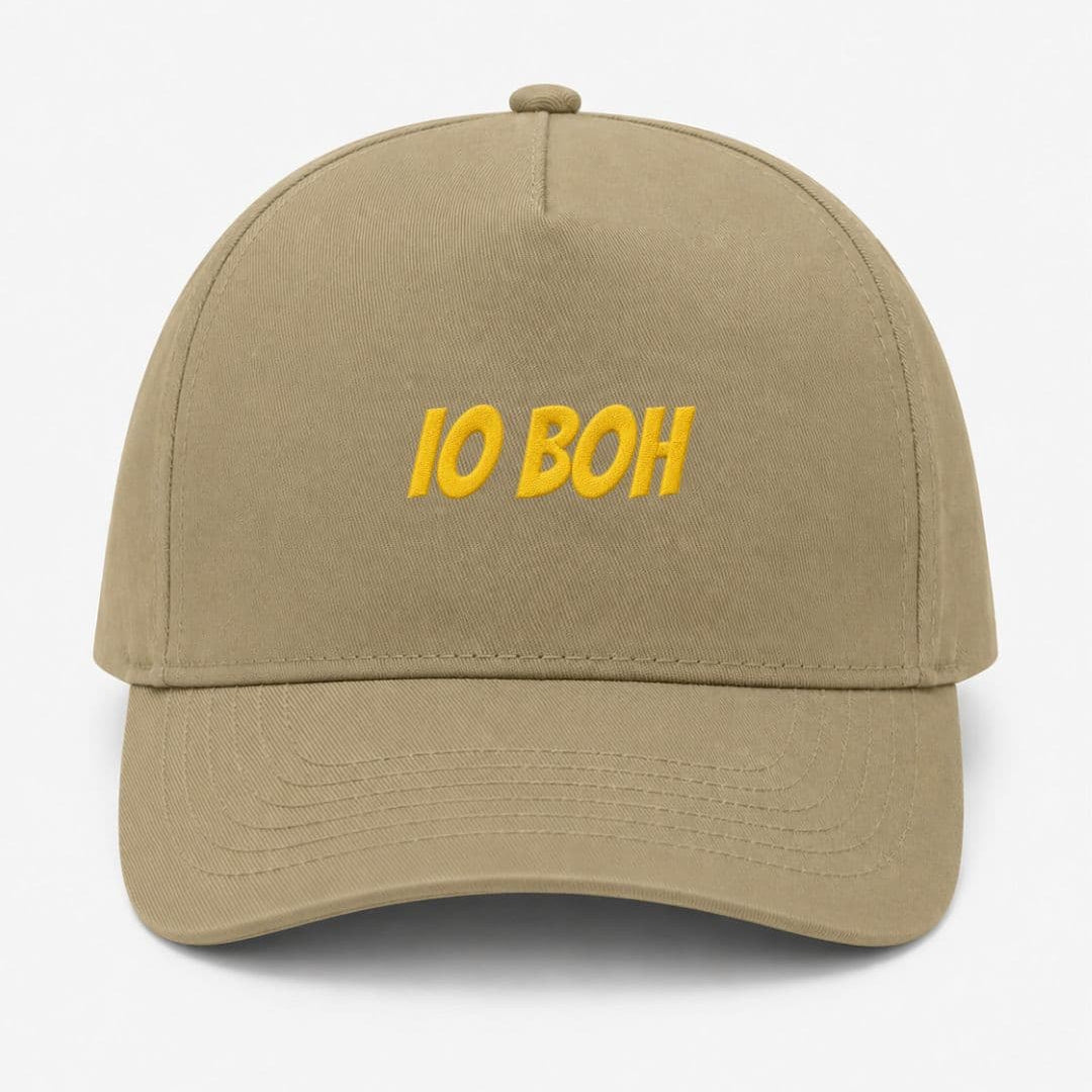 Ricamo Personalizzato - Cappellino Ricamato Unisex Da Baseball Regolabile – Design Scritta Io boh-Biiply