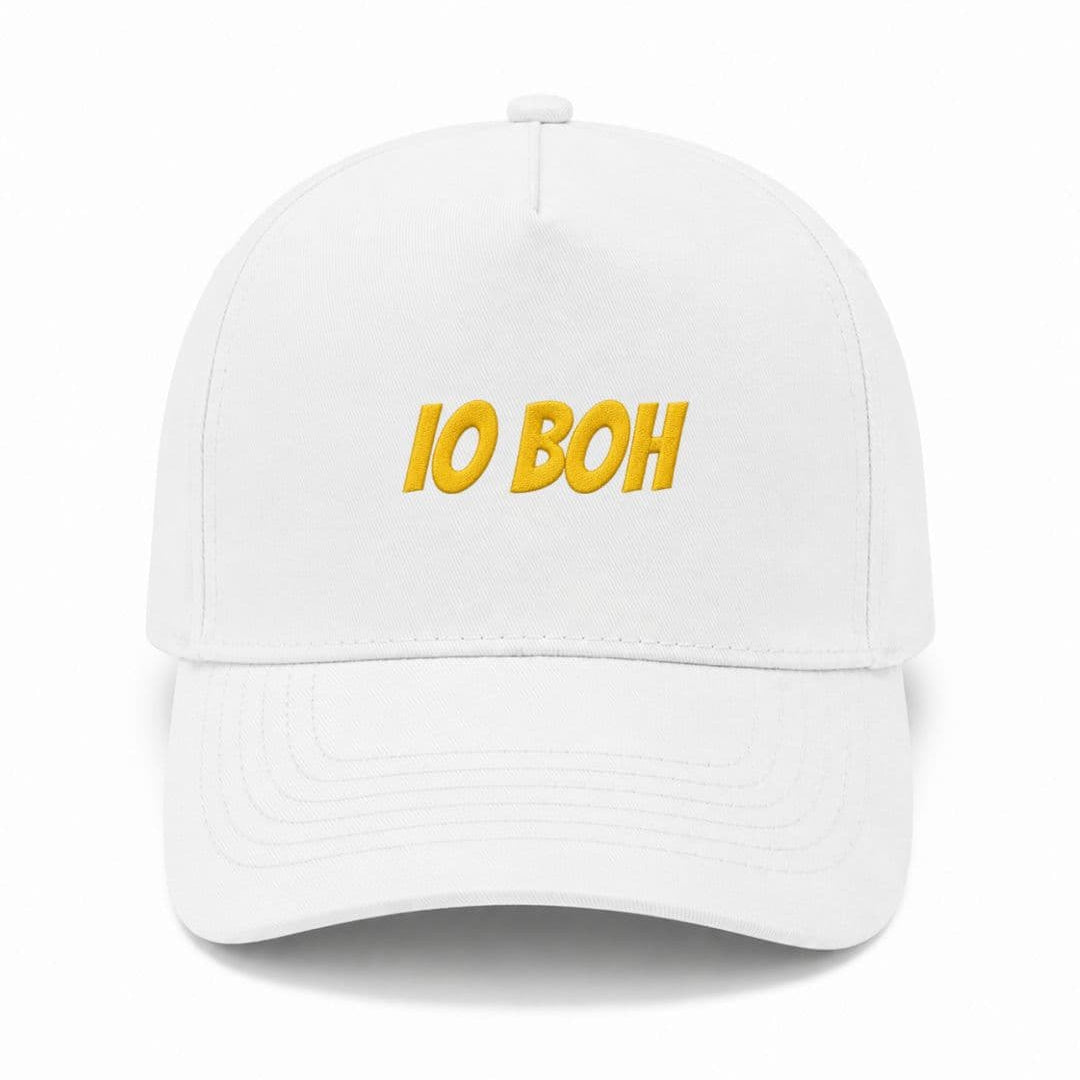 Ricamo Personalizzato - Cappellino Ricamato Unisex Da Baseball Regolabile – Design Scritta Io boh-Biiply