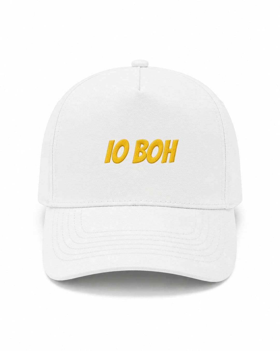 Ricamo Personalizzato - Cappellino Ricamato Unisex Da Baseball Regolabile – Design Scritta Io boh-Biiply
