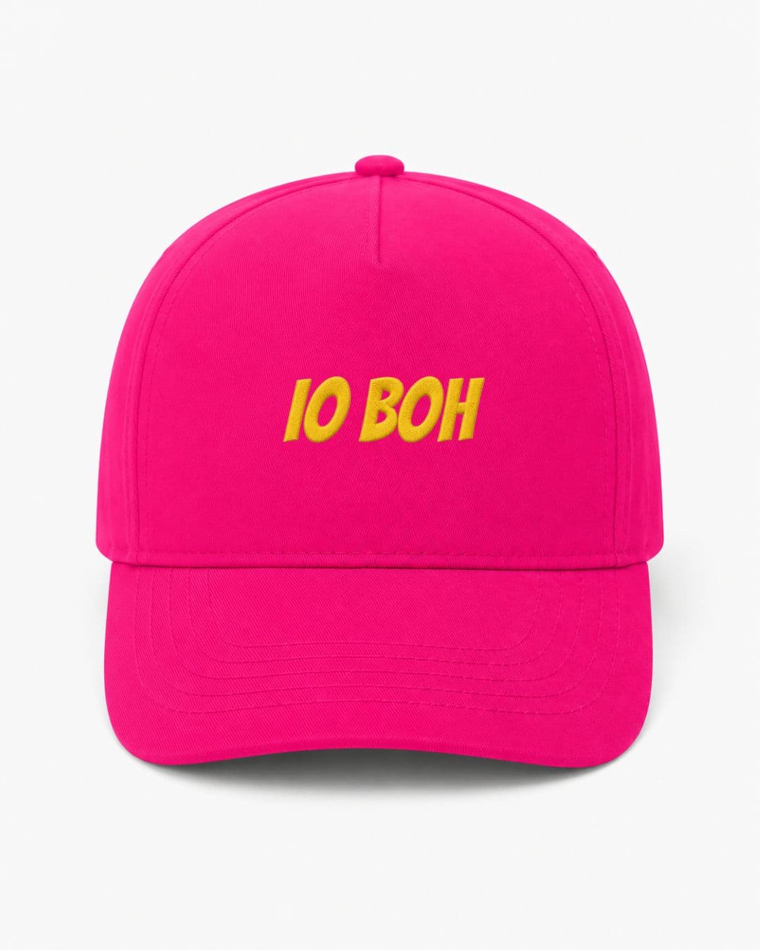 Ricamo Personalizzato - Cappellino Ricamato Unisex Da Baseball Regolabile – Design Scritta Io boh-Biiply