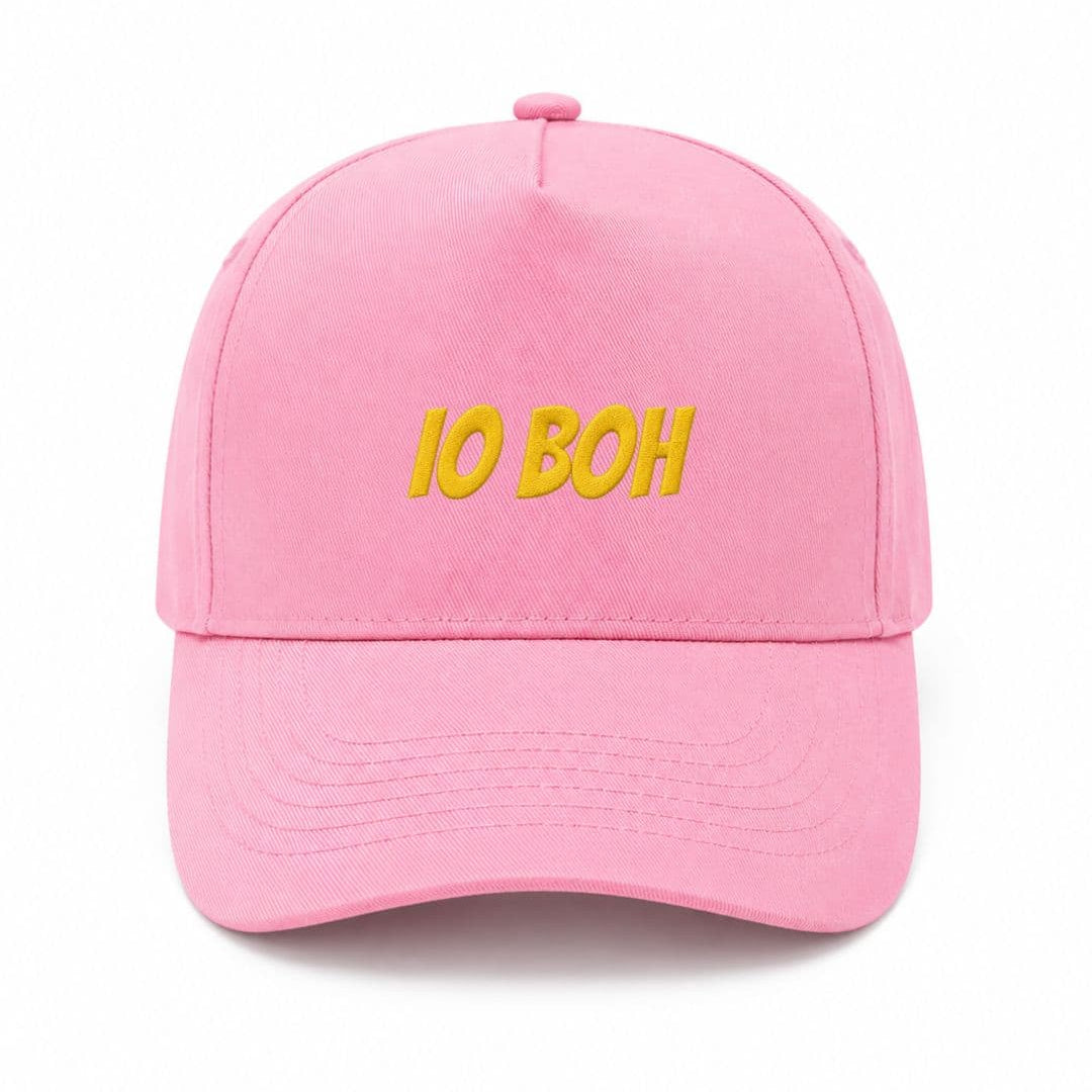 Ricamo Personalizzato - Cappellino Ricamato Unisex Da Baseball Regolabile – Design Scritta Io boh-Biiply