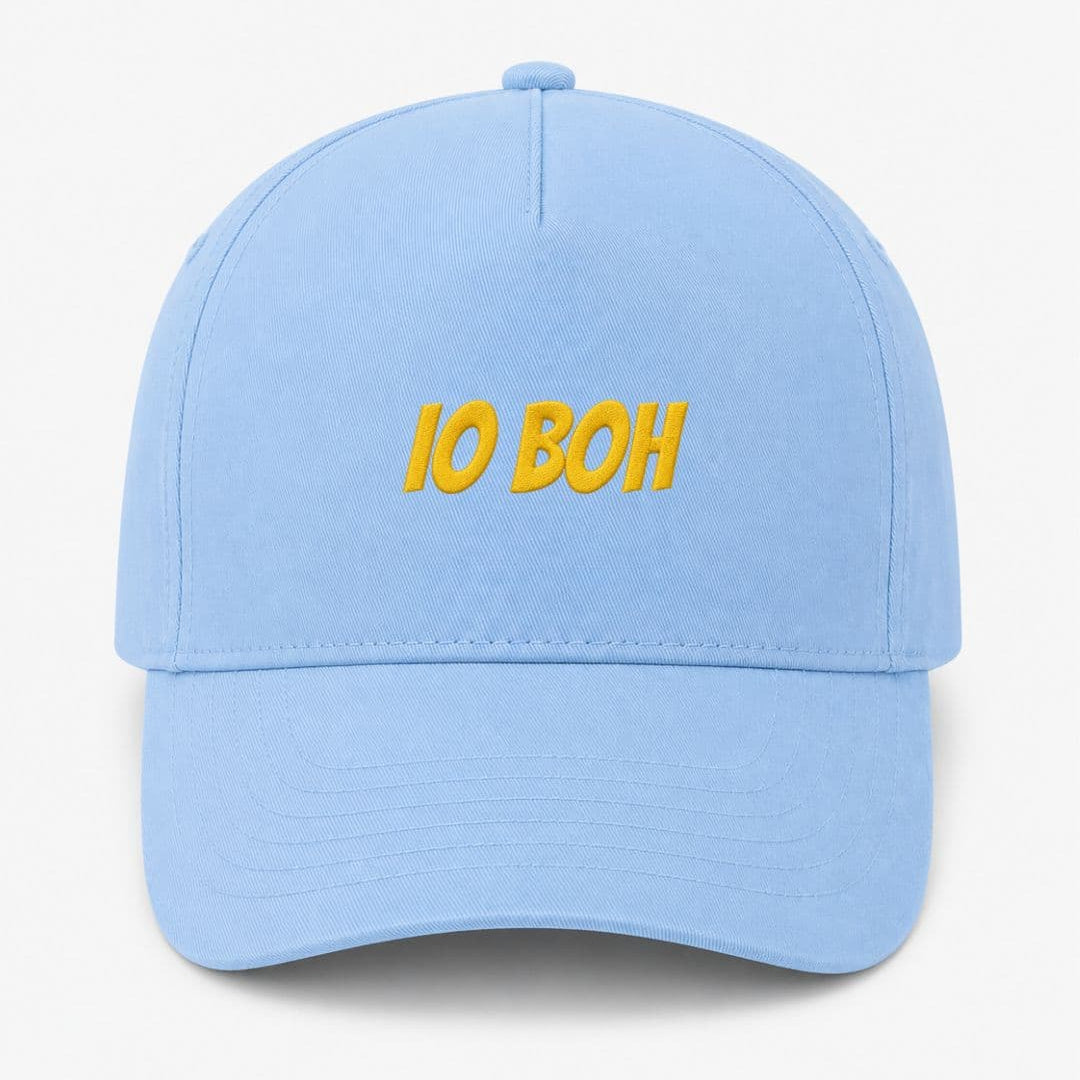 Ricamo Personalizzato - Cappellino Ricamato Unisex Da Baseball Regolabile – Design Scritta Io boh-Biiply