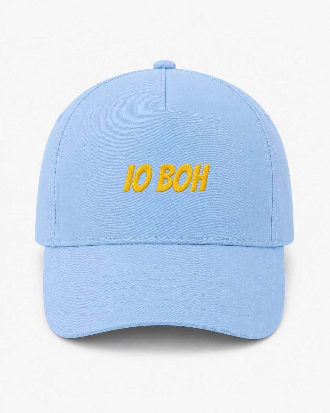 Ricamo Personalizzato - Cappellino Ricamato Unisex Da Baseball Regolabile – Design Scritta Io boh-Biiply