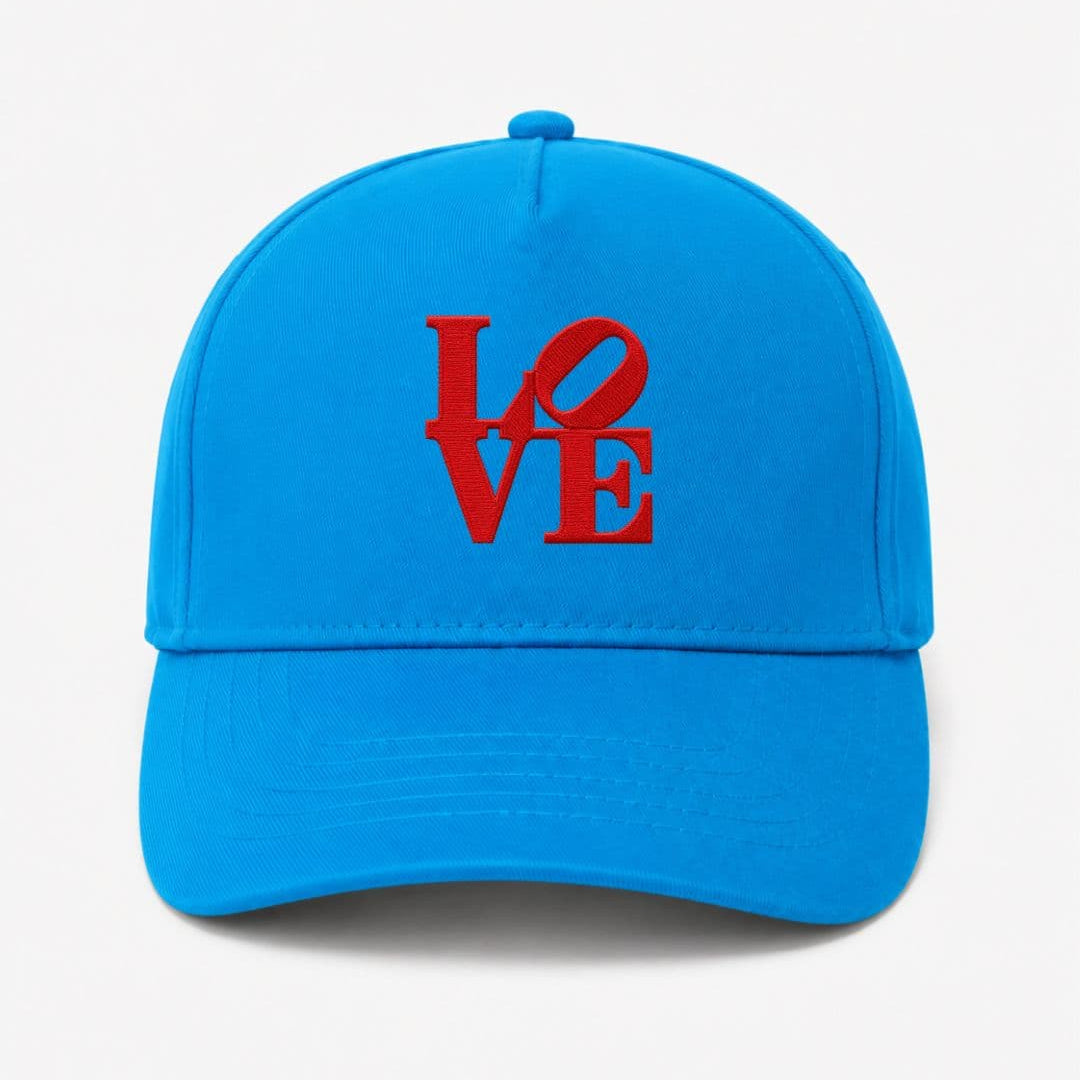 Ricamo Personalizzato - Cappellino Ricamato Unisex Da Baseball Regolabile – Design Scritta Love-Biiply