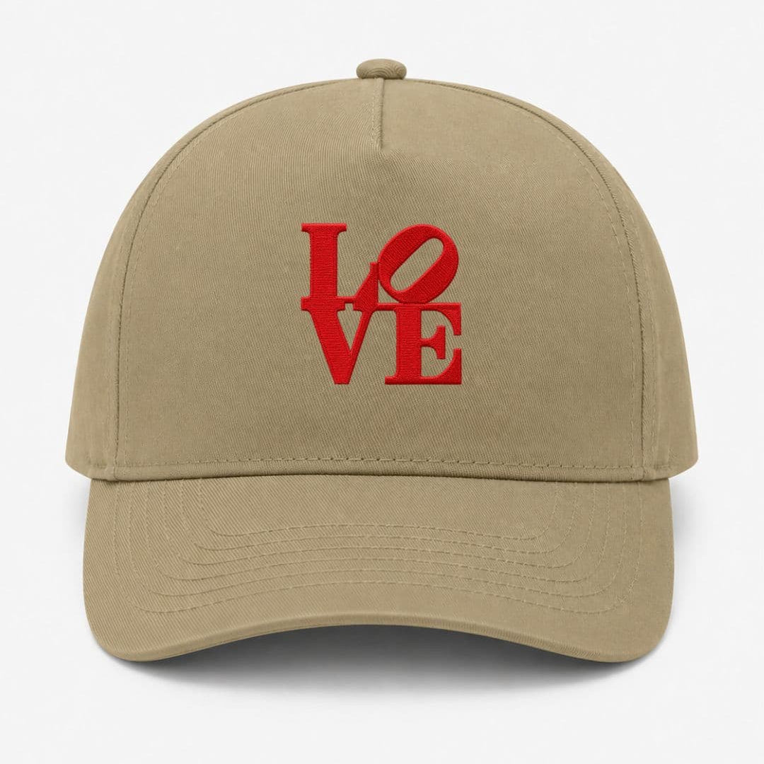 Ricamo Personalizzato - Cappellino Ricamato Unisex Da Baseball Regolabile – Design Scritta Love-Biiply