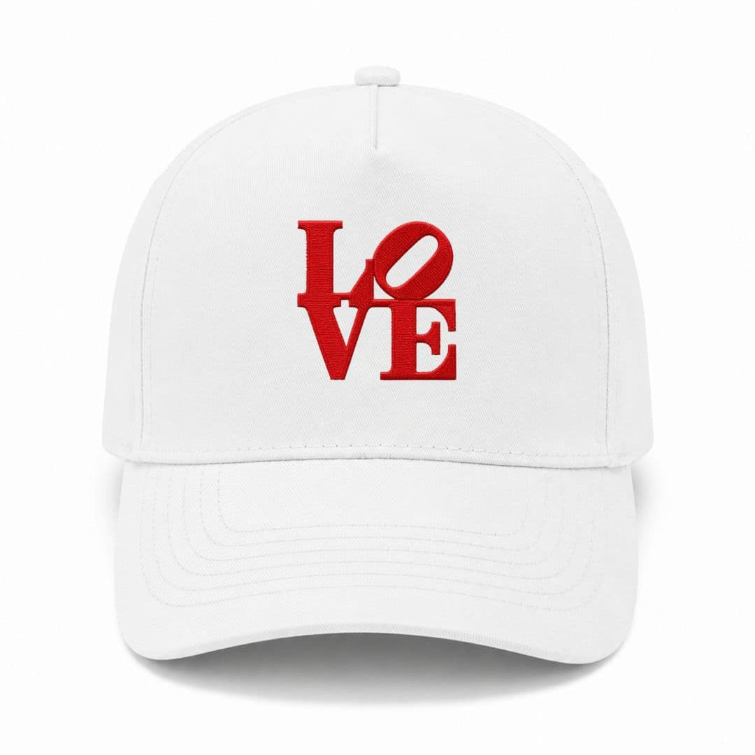 Ricamo Personalizzato - Cappellino Ricamato Unisex Da Baseball Regolabile – Design Scritta Love-Biiply