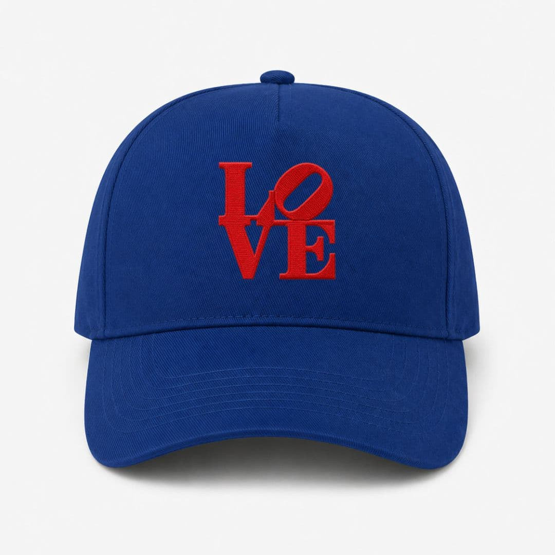 Ricamo Personalizzato - Cappellino Ricamato Unisex Da Baseball Regolabile – Design Scritta Love-Biiply