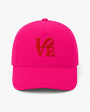 Ricamo Personalizzato - Cappellino Ricamato Unisex Da Baseball Regolabile – Design Scritta Love-Biiply