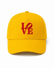 Ricamo Personalizzato - Cappellino Ricamato Unisex Da Baseball Regolabile – Design Scritta Love-Biiply