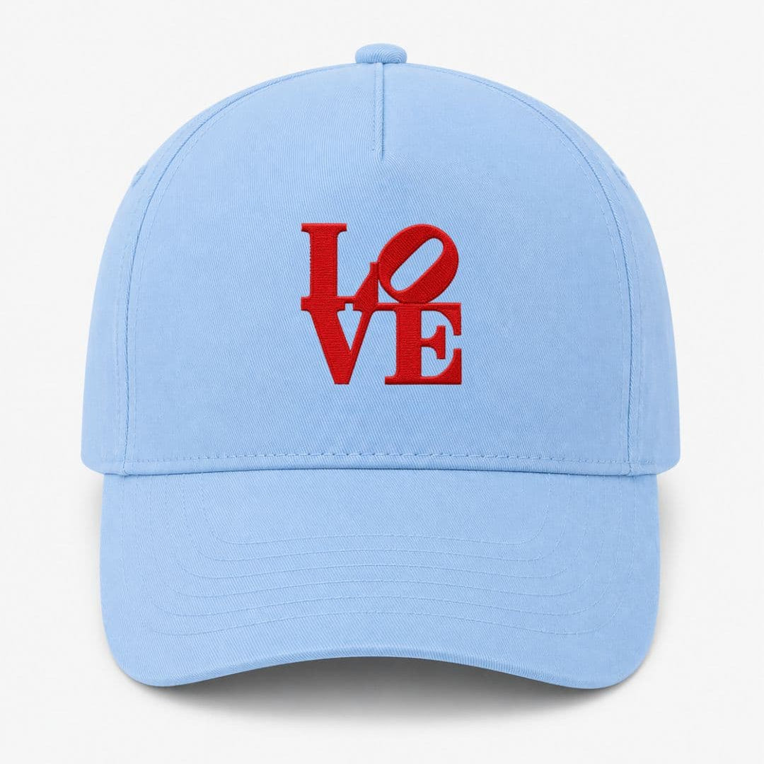 Ricamo Personalizzato - Cappellino Ricamato Unisex Da Baseball Regolabile – Design Scritta Love-Biiply