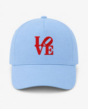 Ricamo Personalizzato - Cappellino Ricamato Unisex Da Baseball Regolabile – Design Scritta Love-Biiply