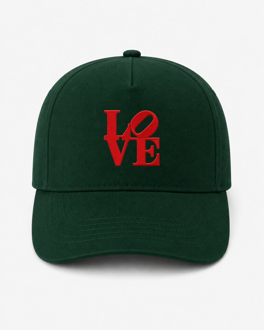Ricamo Personalizzato - Cappellino Ricamato Unisex Da Baseball Regolabile – Design Scritta Love-Biiply