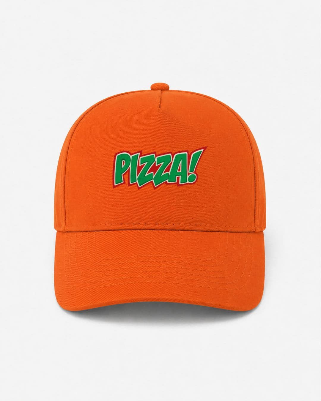 Ricamo Personalizzato - Cappellino Ricamato Unisex Da Baseball Regolabile – Design Scritta Pizza-Biiply