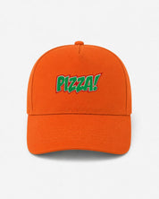 Ricamo Personalizzato - Cappellino Ricamato Unisex Da Baseball Regolabile – Design Scritta Pizza-Biiply