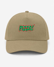 Ricamo Personalizzato - Cappellino Ricamato Unisex Da Baseball Regolabile – Design Scritta Pizza-Biiply