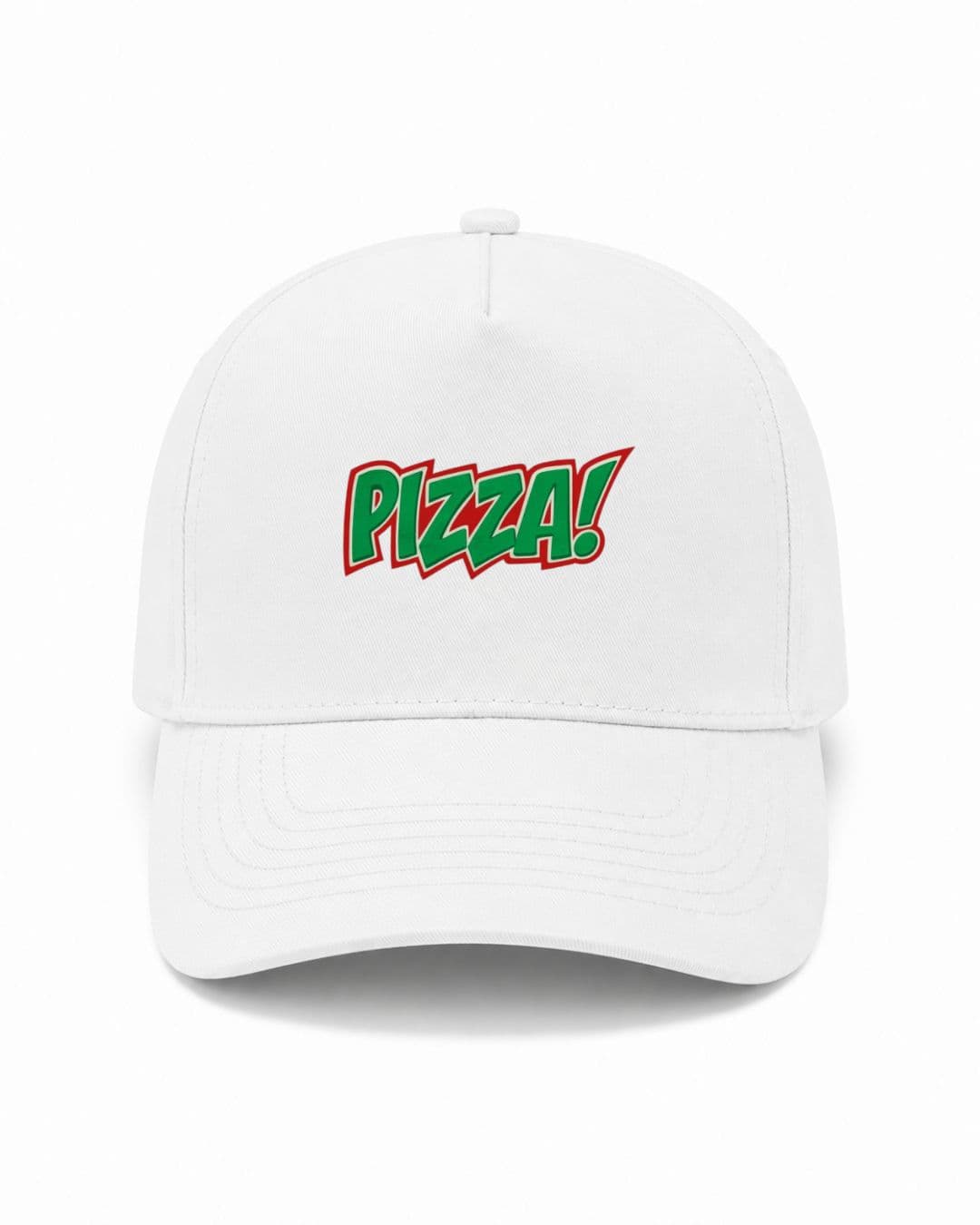 Ricamo Personalizzato - Cappellino Ricamato Unisex Da Baseball Regolabile – Design Scritta Pizza-Biiply