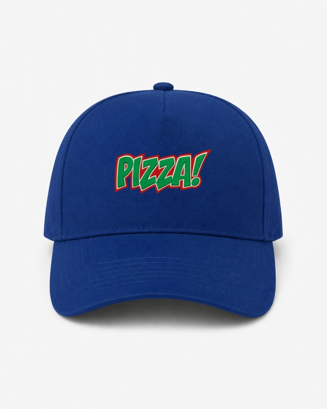 Ricamo Personalizzato - Cappellino Ricamato Unisex Da Baseball Regolabile – Design Scritta Pizza-Biiply