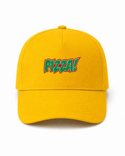Ricamo Personalizzato - Cappellino Ricamato Unisex Da Baseball Regolabile – Design Scritta Pizza-Biiply
