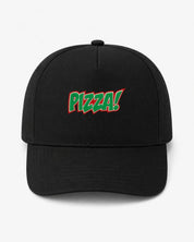 Ricamo Personalizzato - Cappellino Ricamato Unisex Da Baseball Regolabile – Design Scritta Pizza-Biiply