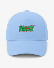 Ricamo Personalizzato - Cappellino Ricamato Unisex Da Baseball Regolabile – Design Scritta Pizza-Biiply