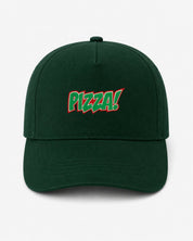 Ricamo Personalizzato - Cappellino Ricamato Unisex Da Baseball Regolabile – Design Scritta Pizza-Biiply