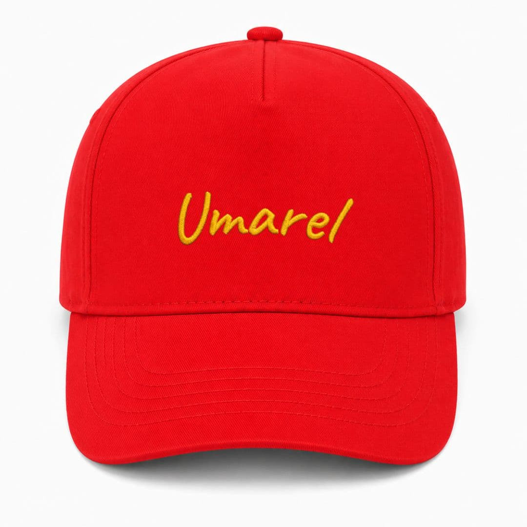 Ricamo Personalizzato - Cappellino Ricamato Unisex Da Baseball Regolabile – Design Scritta Umarel-Biiply