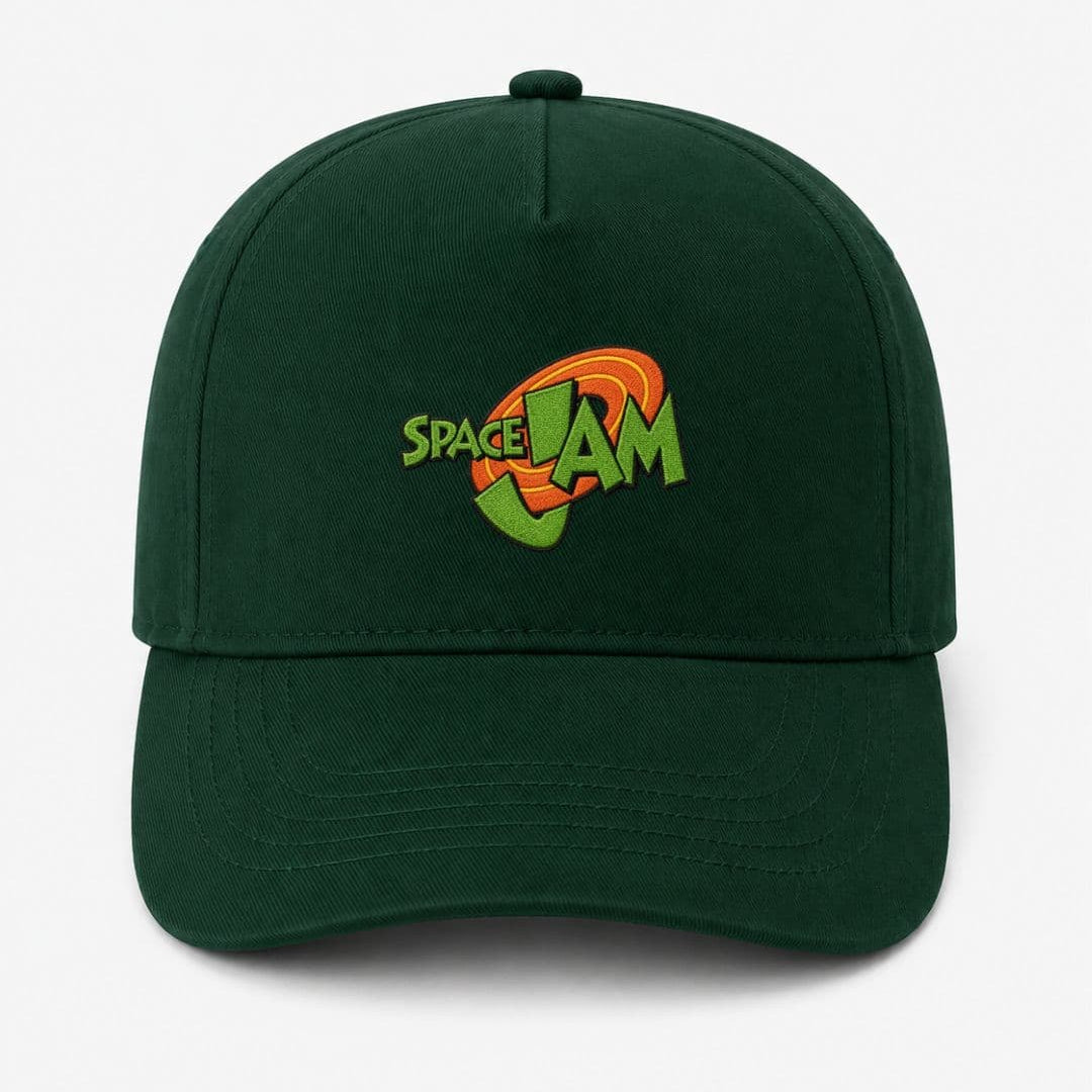 Ricamo Personalizzato - Cappellino Ricamato Unisex Da Baseball Regolabile – Design Space jam-Biiply