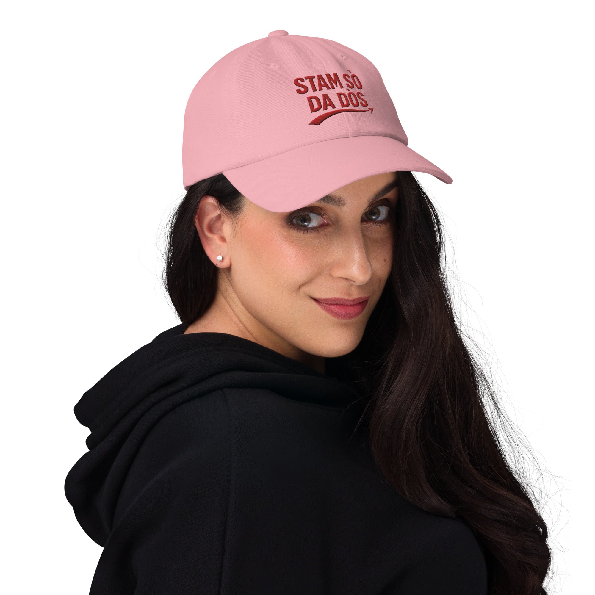 Ricamo Personalizzato - Cappellino Ricamato Unisex Da Baseball Regolabile – Design Stam Sò da Dòs-Biiply