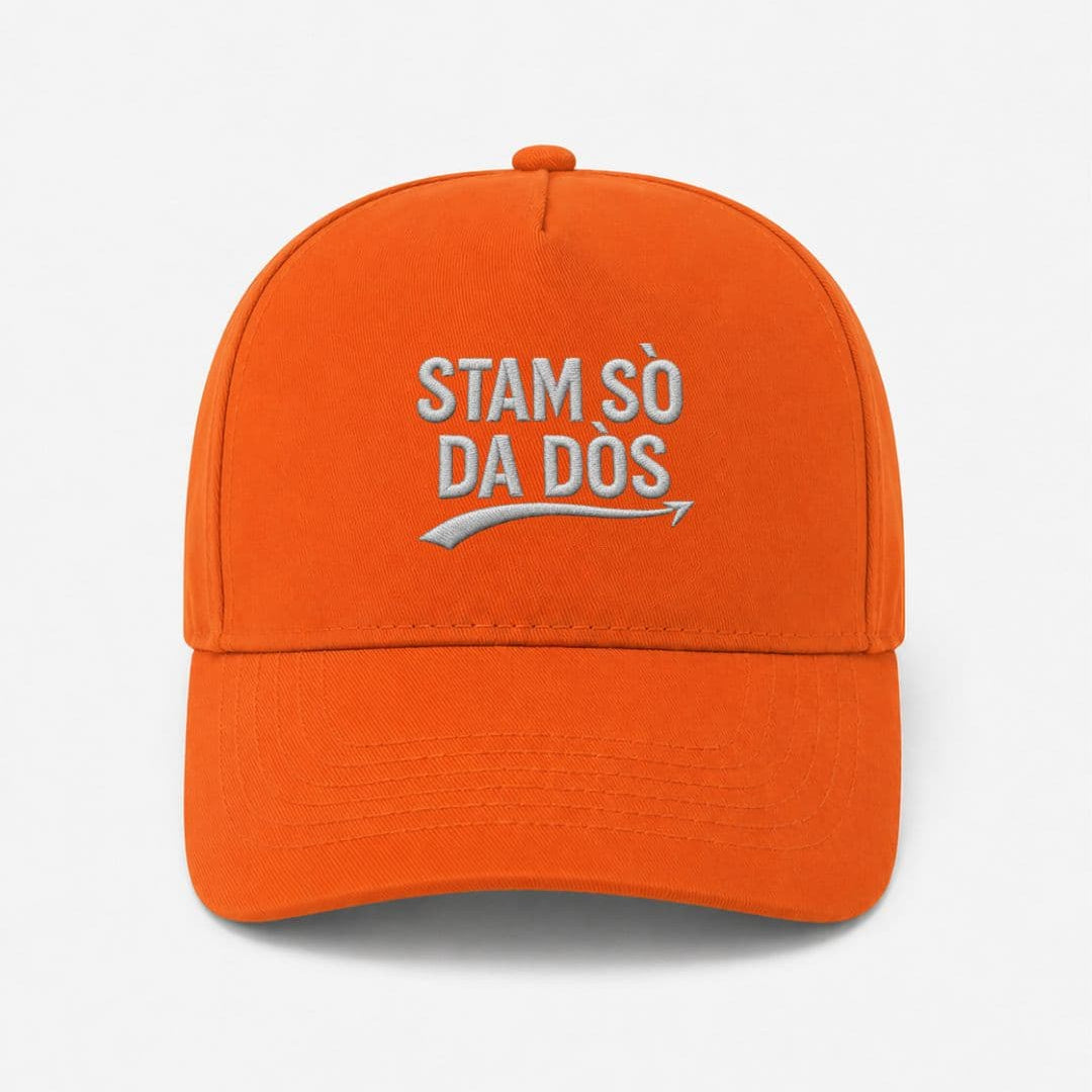 Ricamo Personalizzato - Cappellino Ricamato Unisex Da Baseball Regolabile – Design Stam sò da dòs-Biiply