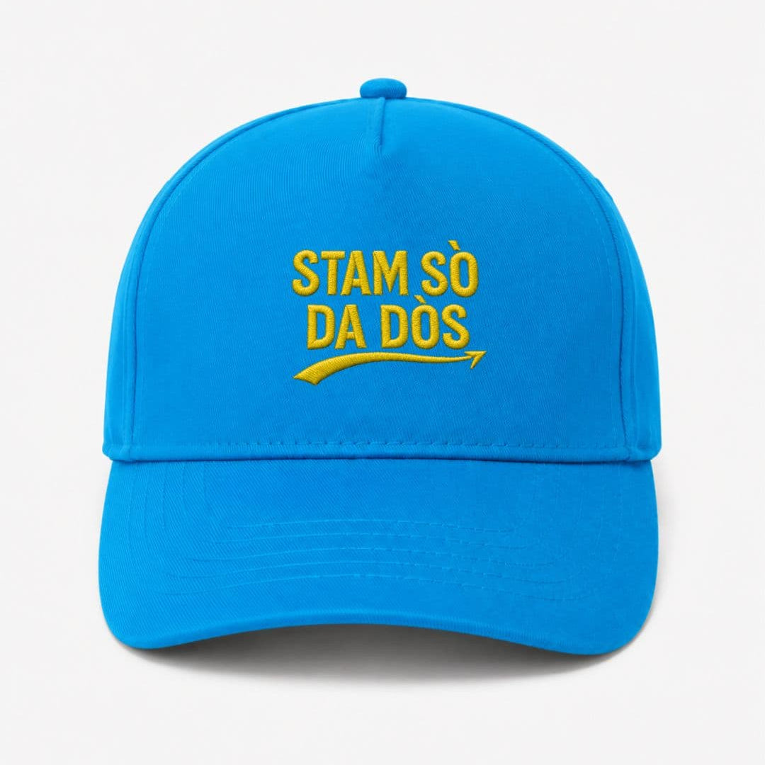 Ricamo Personalizzato - Cappellino Ricamato Unisex Da Baseball Regolabile – Design Stam sò da dòs-Biiply