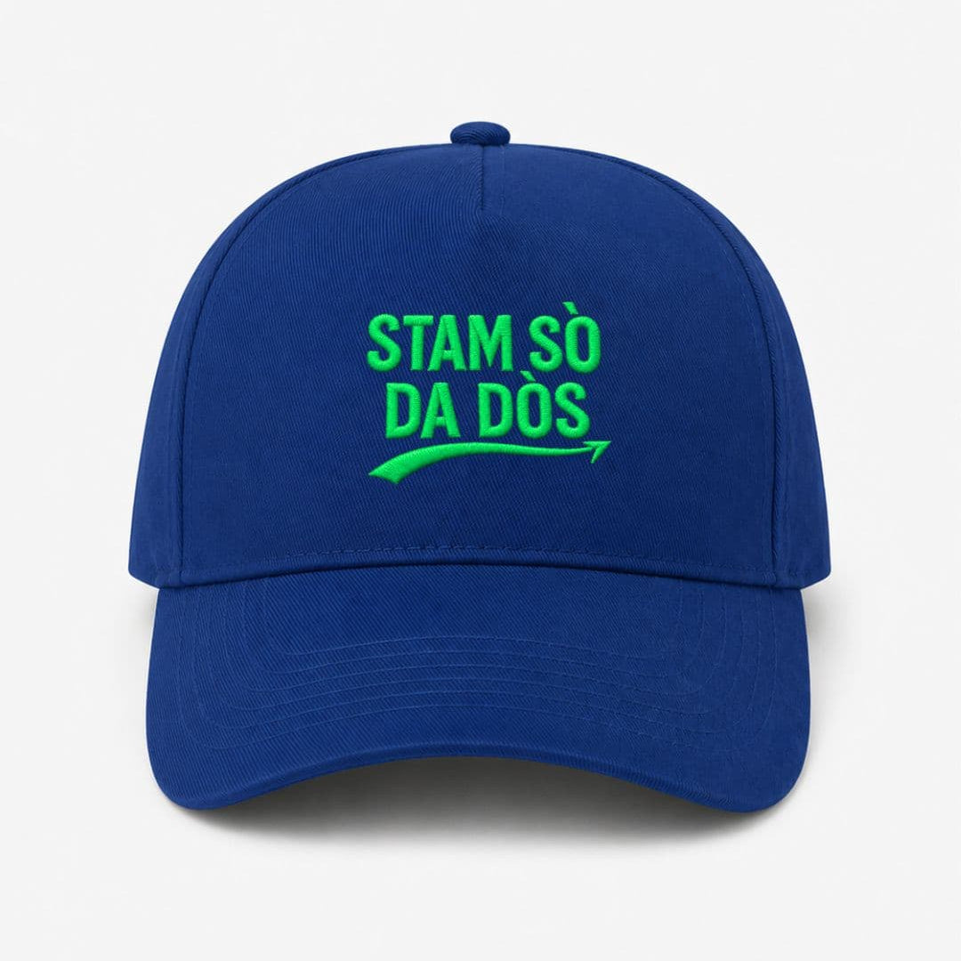 Ricamo Personalizzato - Cappellino Ricamato Unisex Da Baseball Regolabile – Design Stam sò da dòs-Biiply