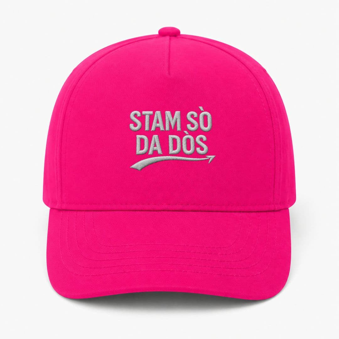 Ricamo Personalizzato - Cappellino Ricamato Unisex Da Baseball Regolabile – Design Stam sò da dòs-Biiply