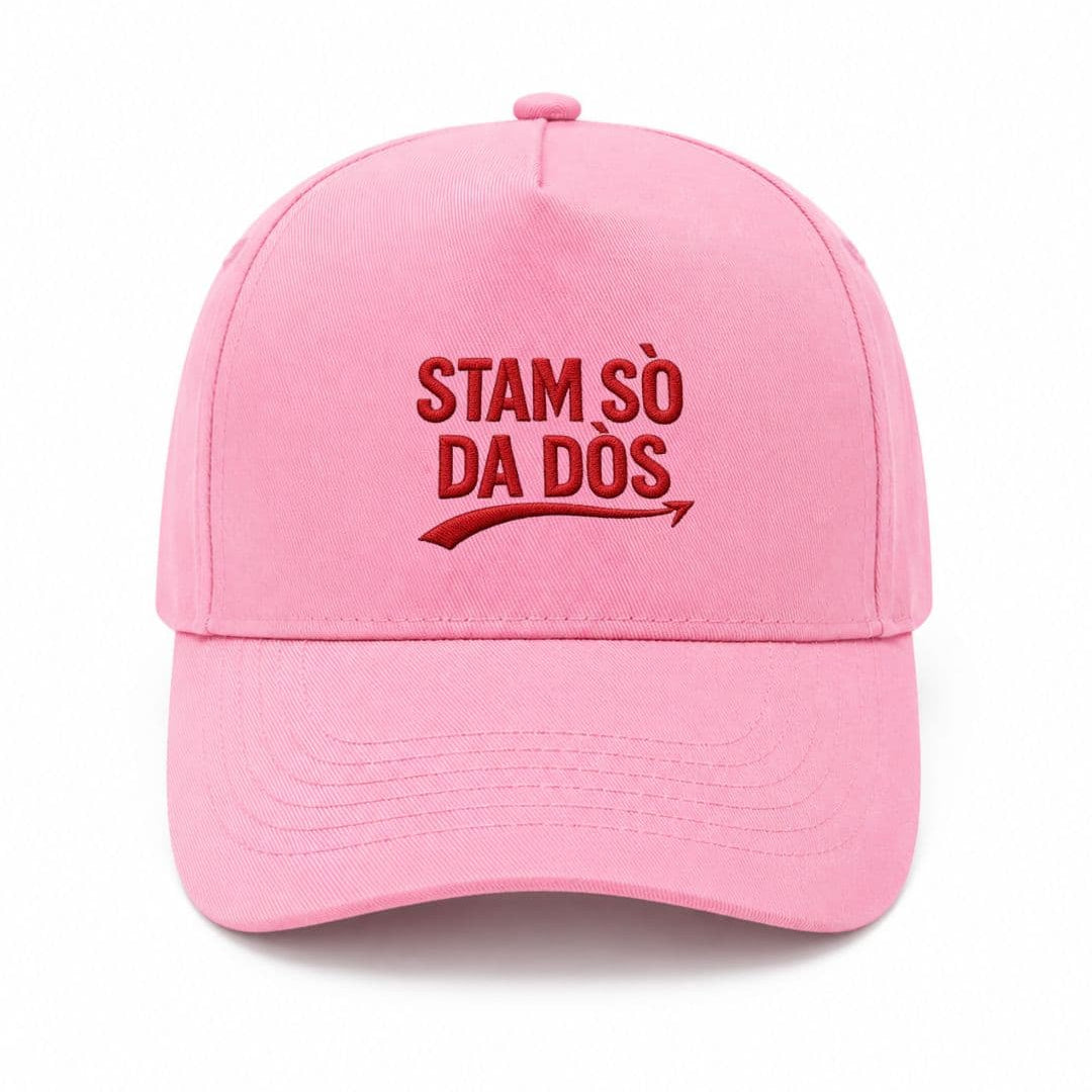 Ricamo Personalizzato - Cappellino Ricamato Unisex Da Baseball Regolabile – Design Stam sò da dòs-Biiply