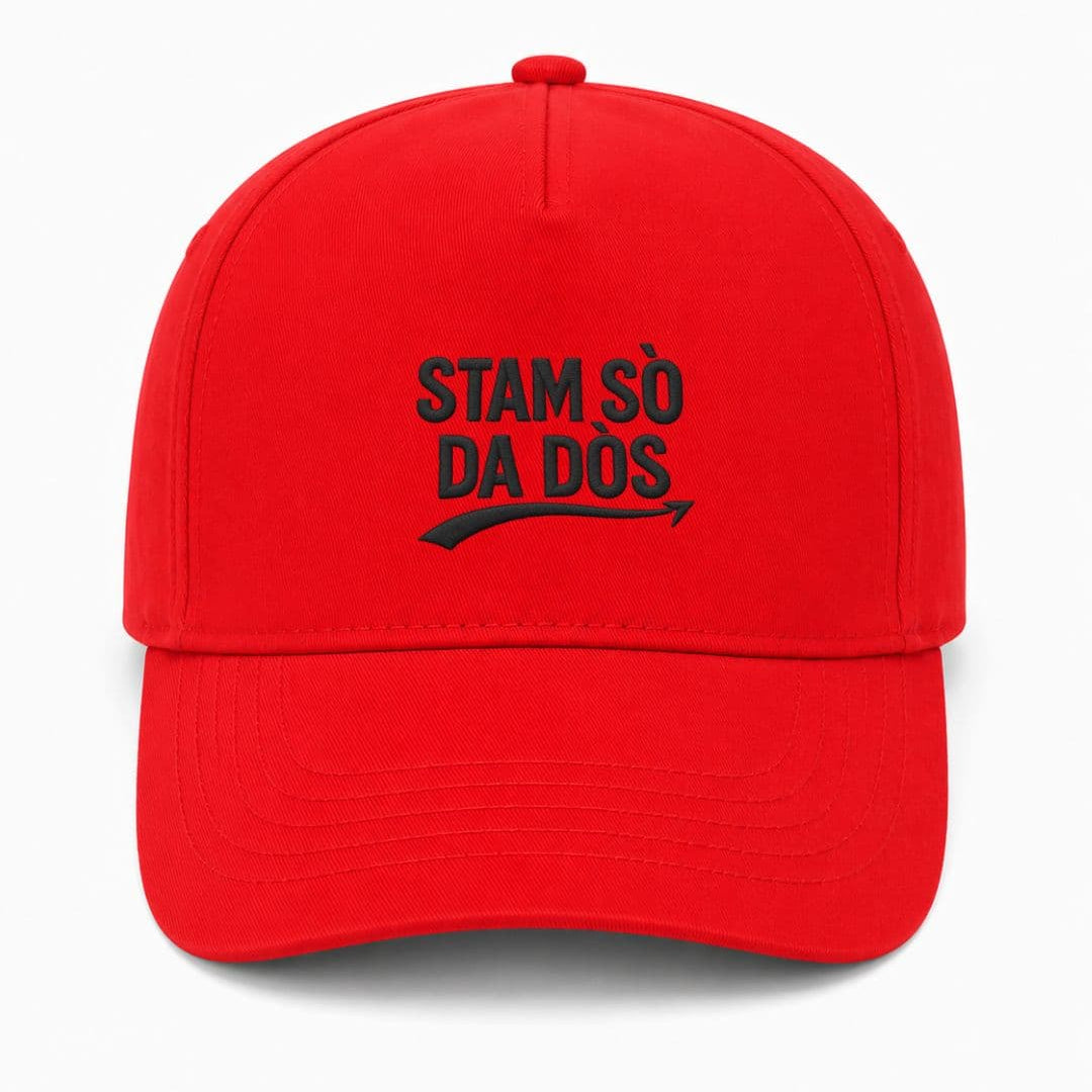 Ricamo Personalizzato - Cappellino Ricamato Unisex Da Baseball Regolabile – Design Stam sò da dòs-Biiply